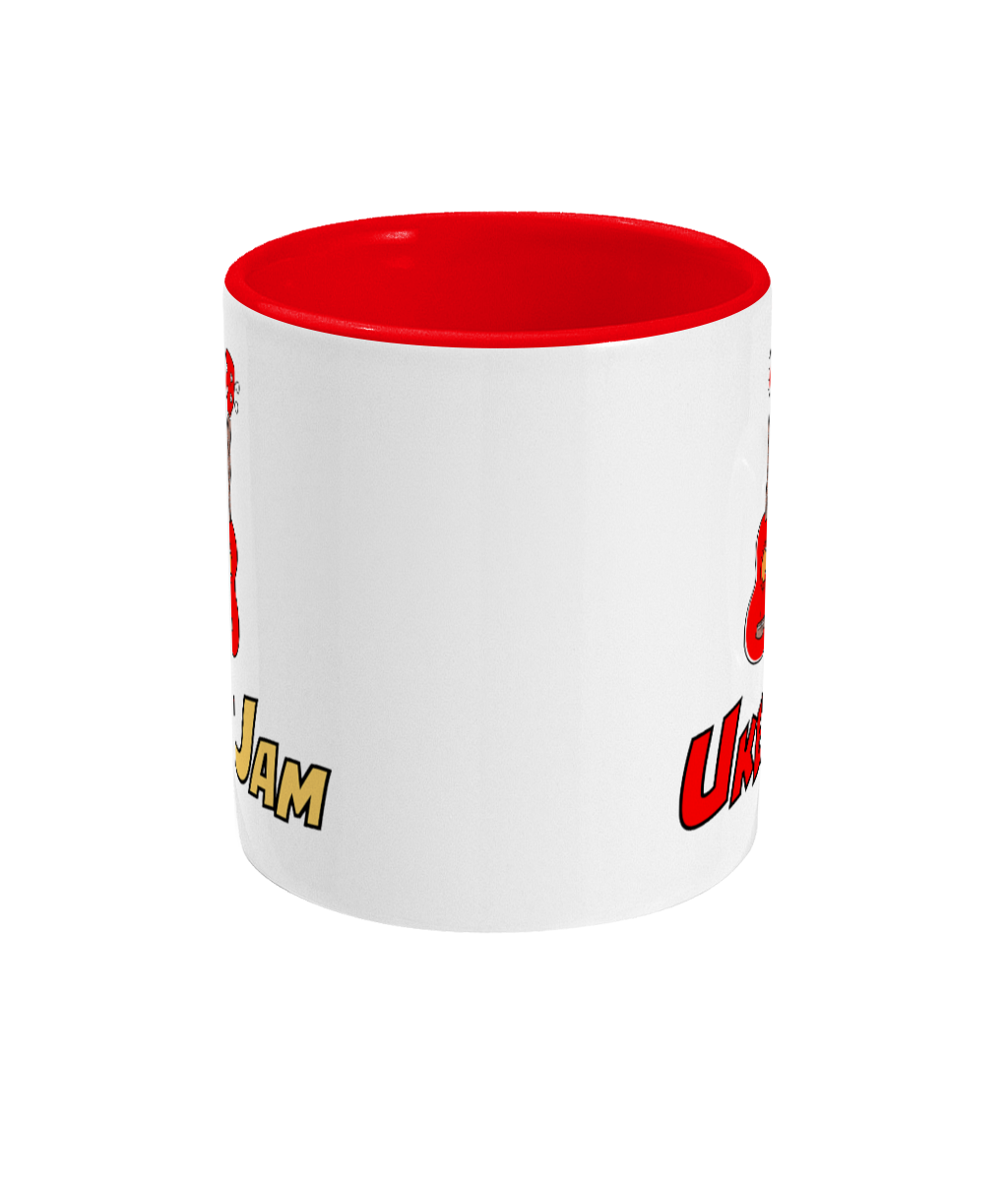 UkeJam Mug - Two Toned (White/Red)