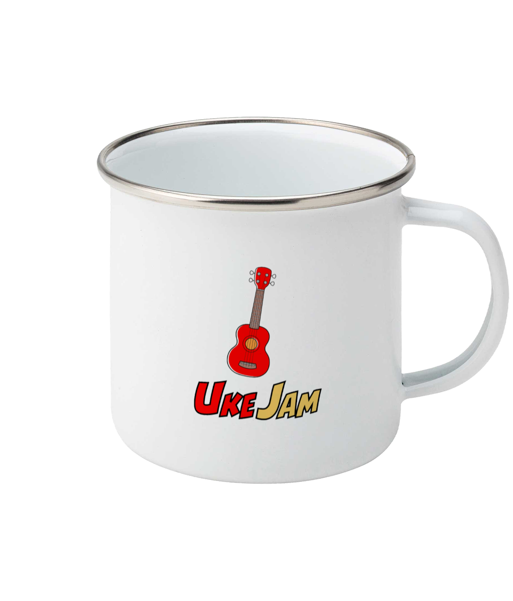 Enamel UkeJam Mug - White