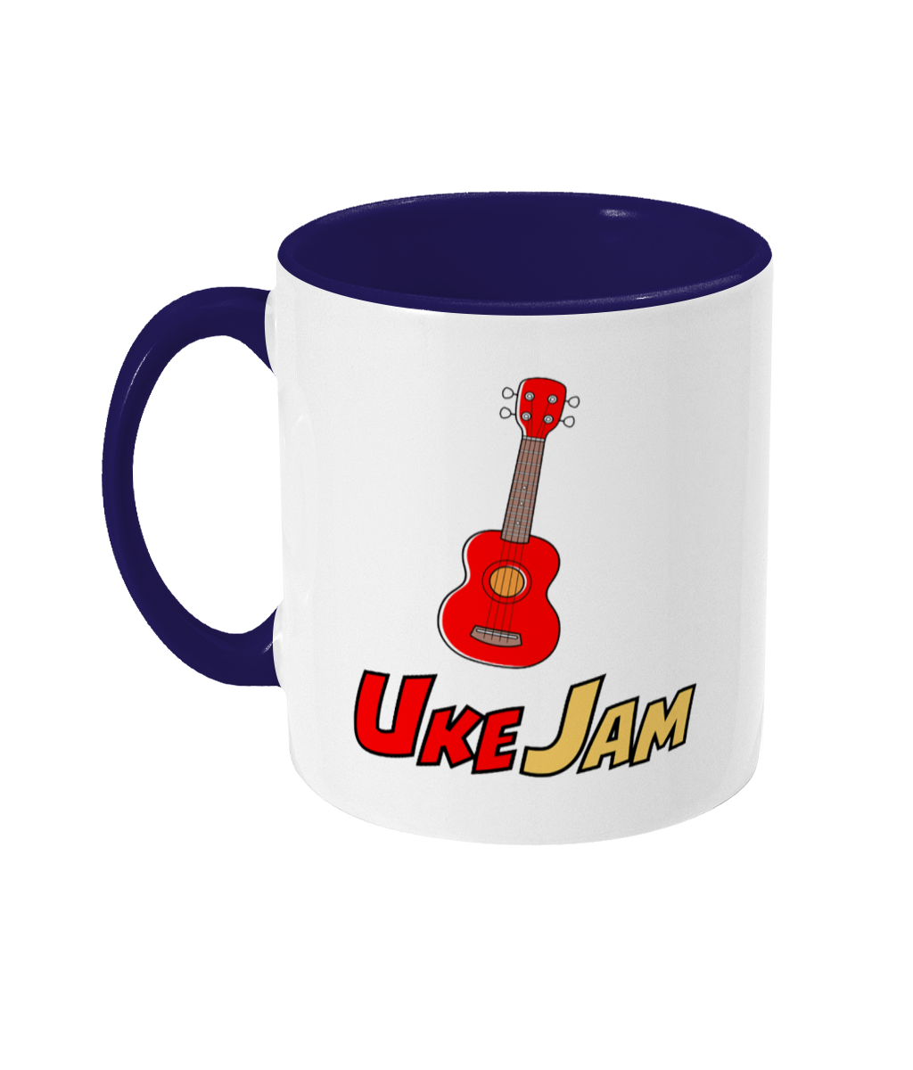 UkeJam Mug - Two Toned (White/Navy)