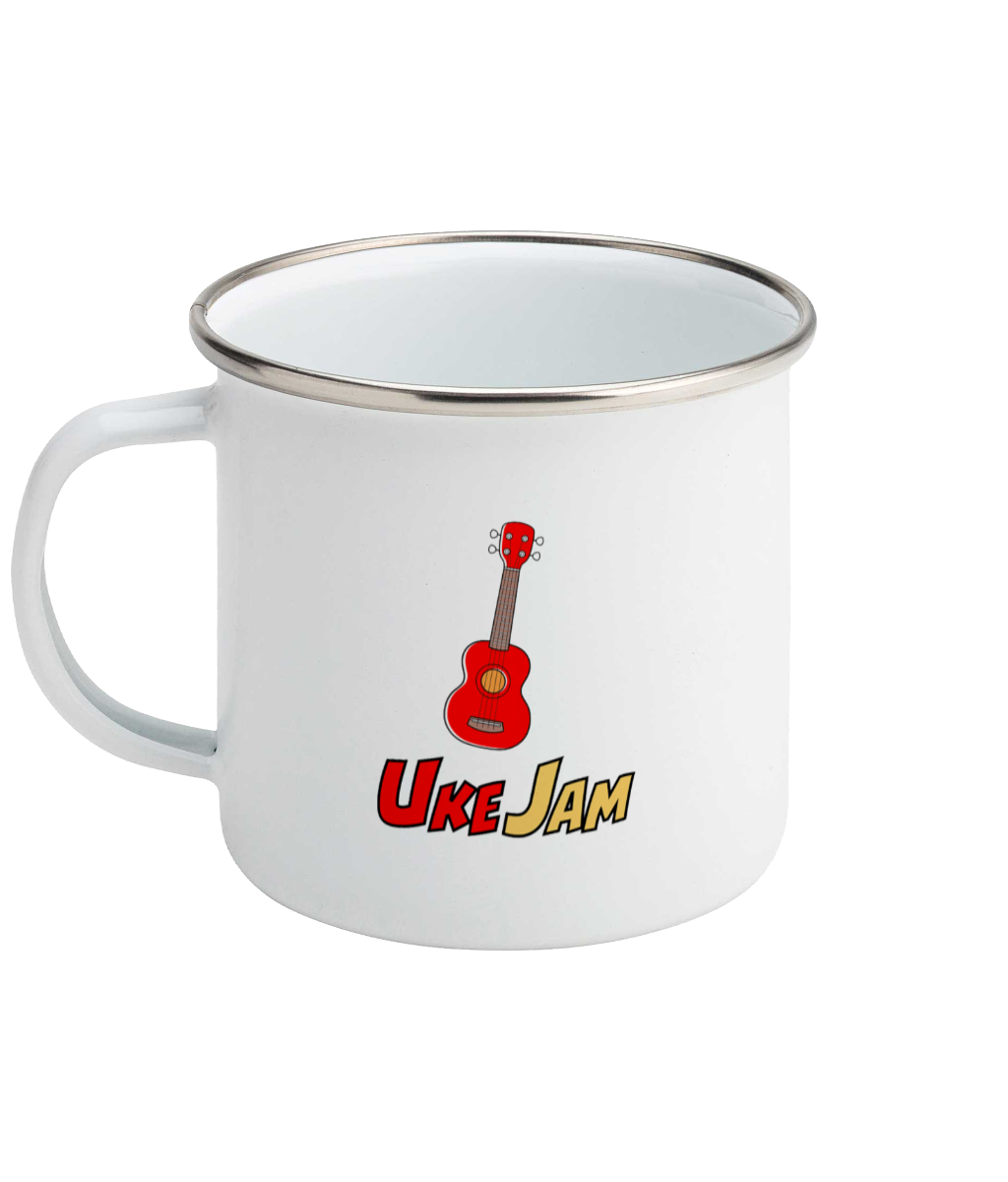 Enamel UkeJam Mug - White